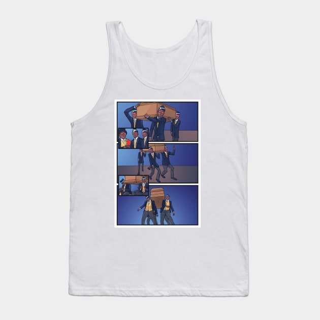 Dancing Pallbearers Tank Top by confuzd.